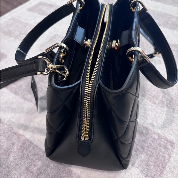 Kate Spade Black Quilted Leather Handbag - Picture 6 of 7